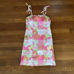 Lilly Pulitzer Patchwork Spring Easter Dress Size 16